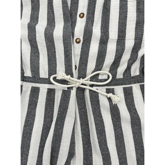 NSF In Black Stripe Romper Size Medium - Picture 6 of 12